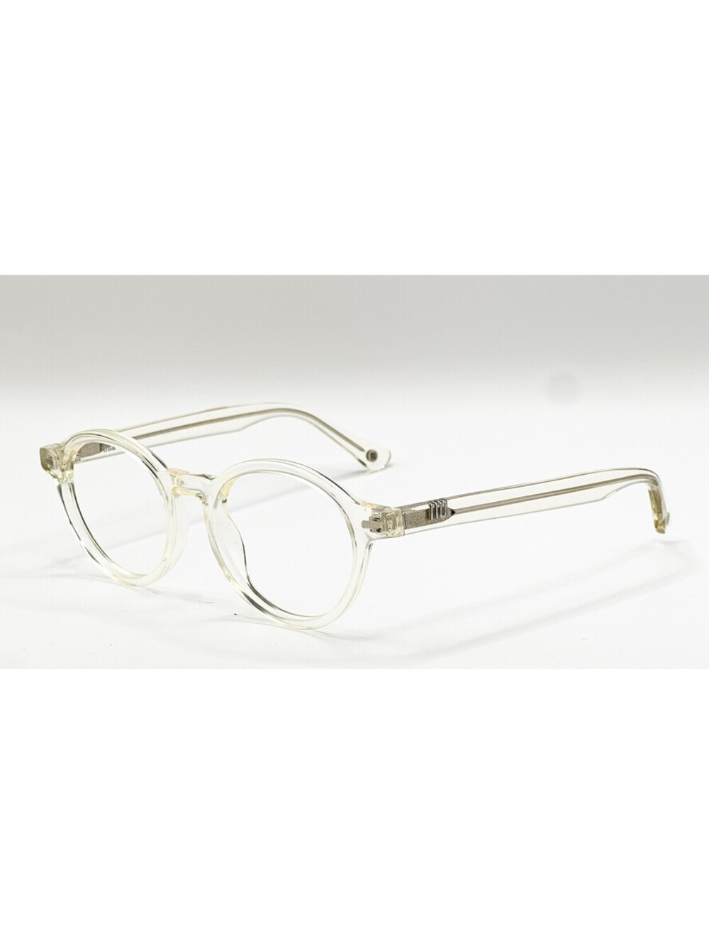 Muse 32-001990 Yellow Clear Round Authentic Eyeglass Frames 47-18-145